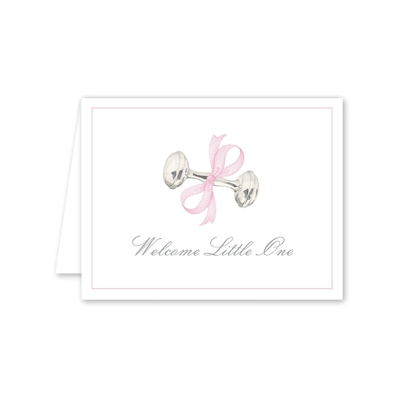Dogwood Hill Dogwood Hill Rattle and Bow Pink - Little Miss Muffin Children & Home