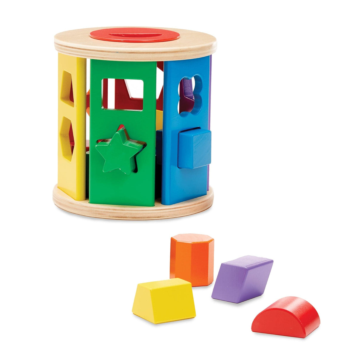 Melissa & Doug Melissa & Doug Match & Roll Shape Sorter - Little Miss Muffin Children & Home
