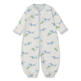 Kissy Kissy Convertible Gown Print Puppy Fun, Multi Blue