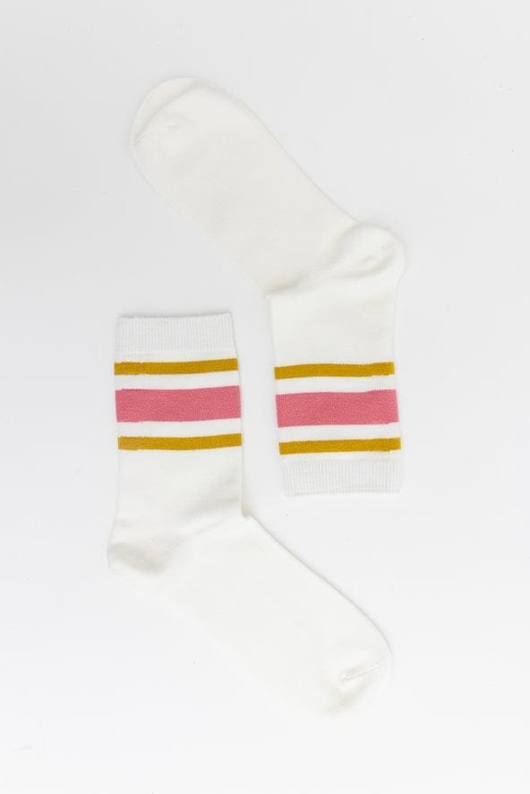 Leto Accessories Leto Accessories Retro Stripe Style Crew Socks - Little Miss Muffin Children & Home