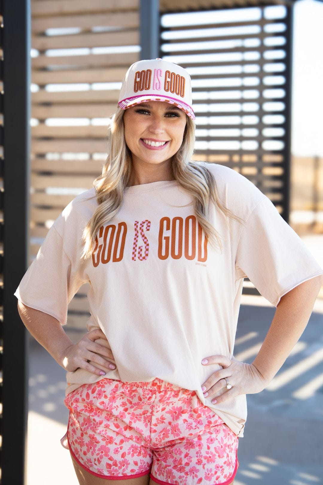 God Is Good Beige T-Shirt
