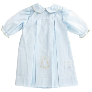 Bailey Boys Bailey Boys Daygown with Ivory Bow & Rosebuds - Little Miss Muffin Children & Home