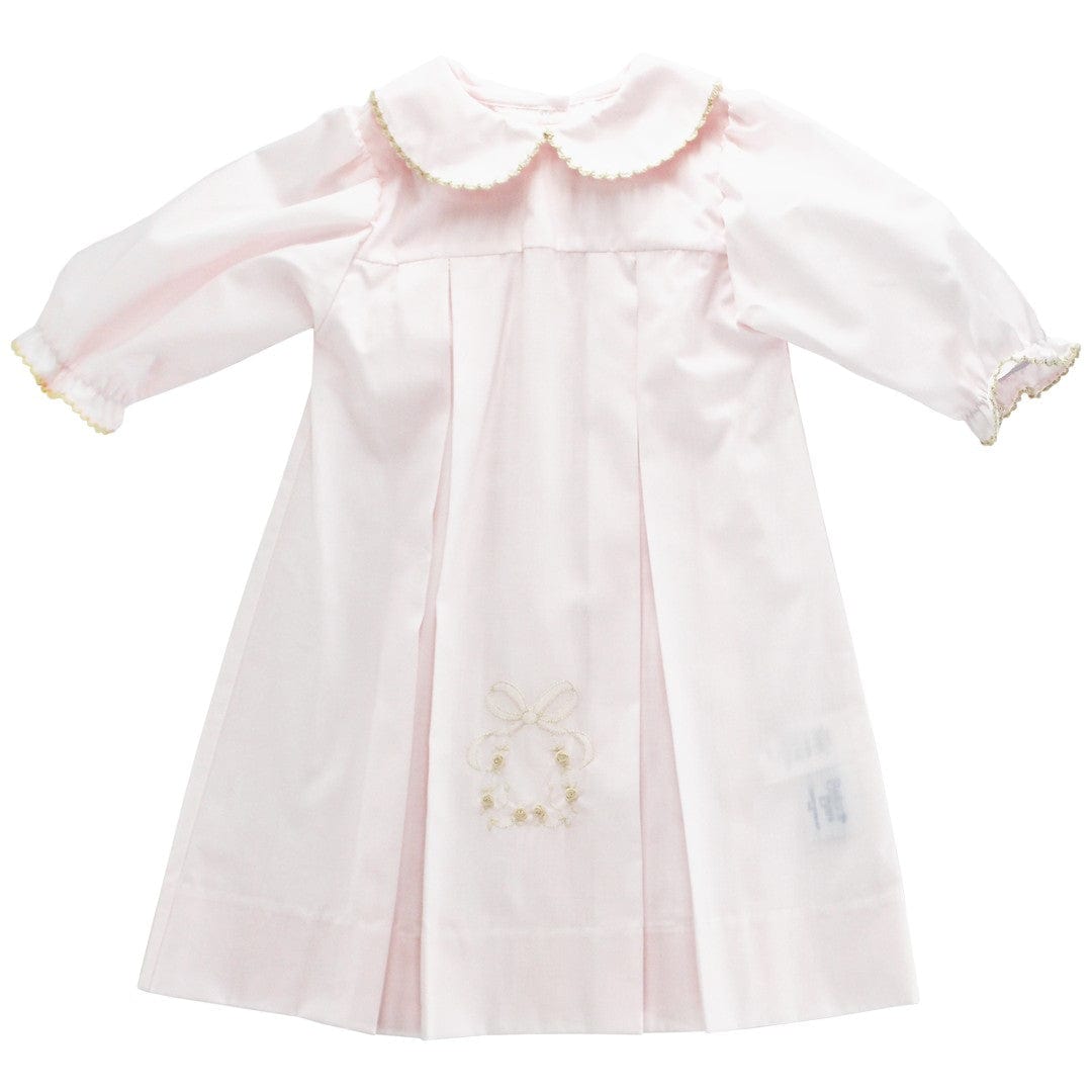 Bailey Boys Bailey Boys Daygown with Ivory Bow & Rosebuds - Little Miss Muffin Children & Home