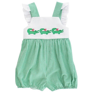 Bailey Boys Bailey Boys Alligator Tales Short Romper - Little Miss Muffin Children & Home