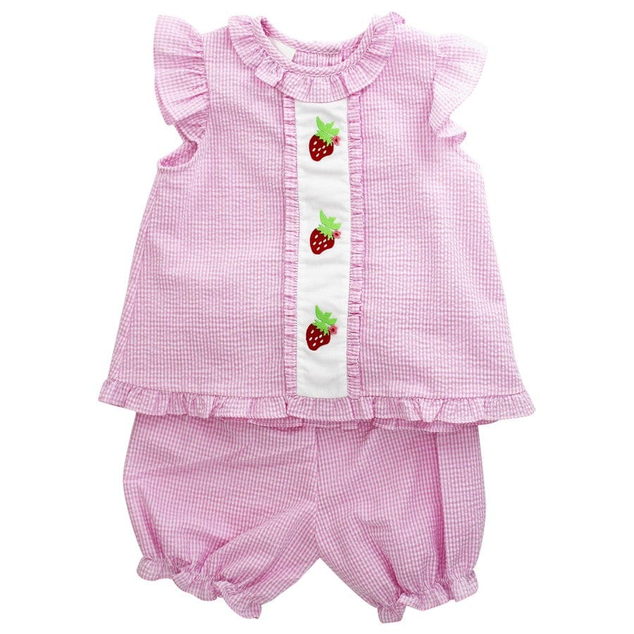 Bailey Boys Bailey Boys Sweet Strawberry Criss Cross Outfit with Bloomers - Little Miss Muffin Children & Home