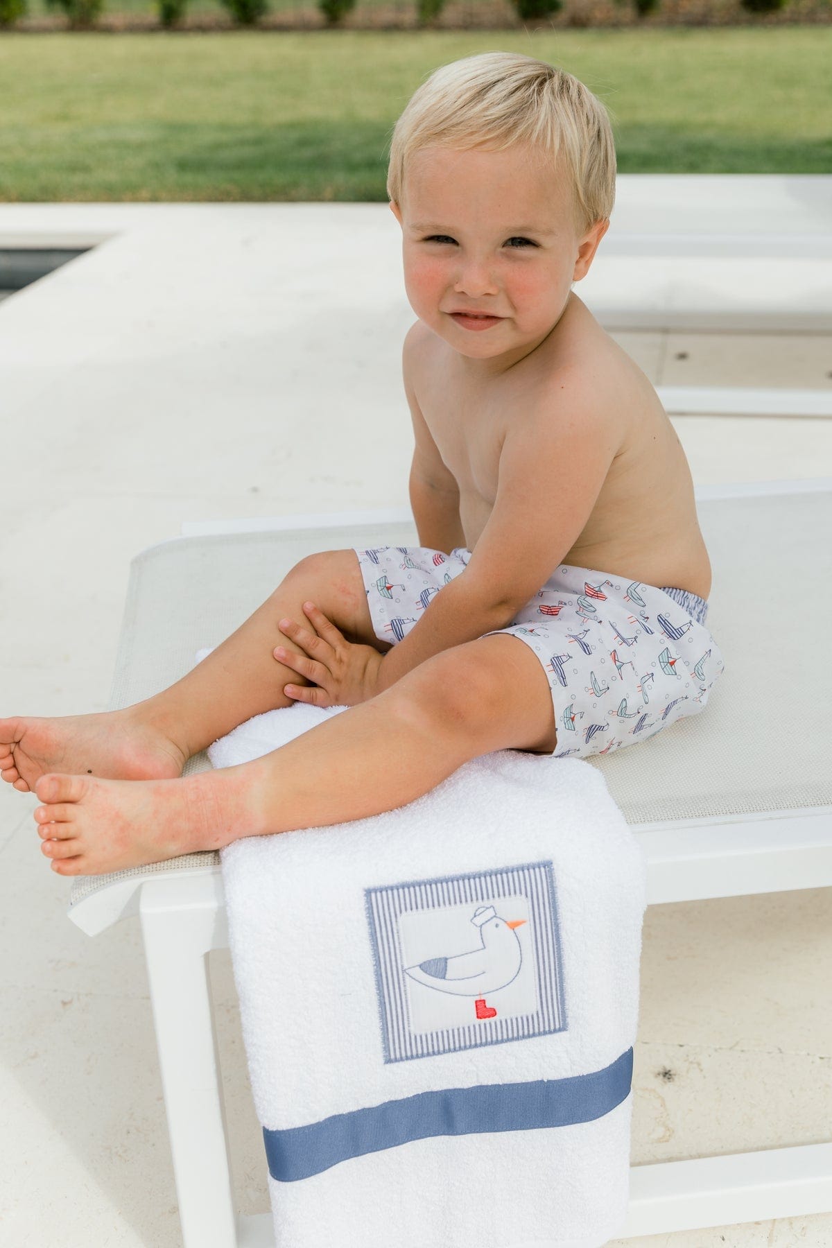 Bailey Boys Bailey Boys Sailing Seagulls Trunks - Little Miss Muffin Children & Home