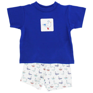 Bailey Boys Bailey Boys Sailing Seagulls Boys Short Set - Little Miss Muffin Children & Home