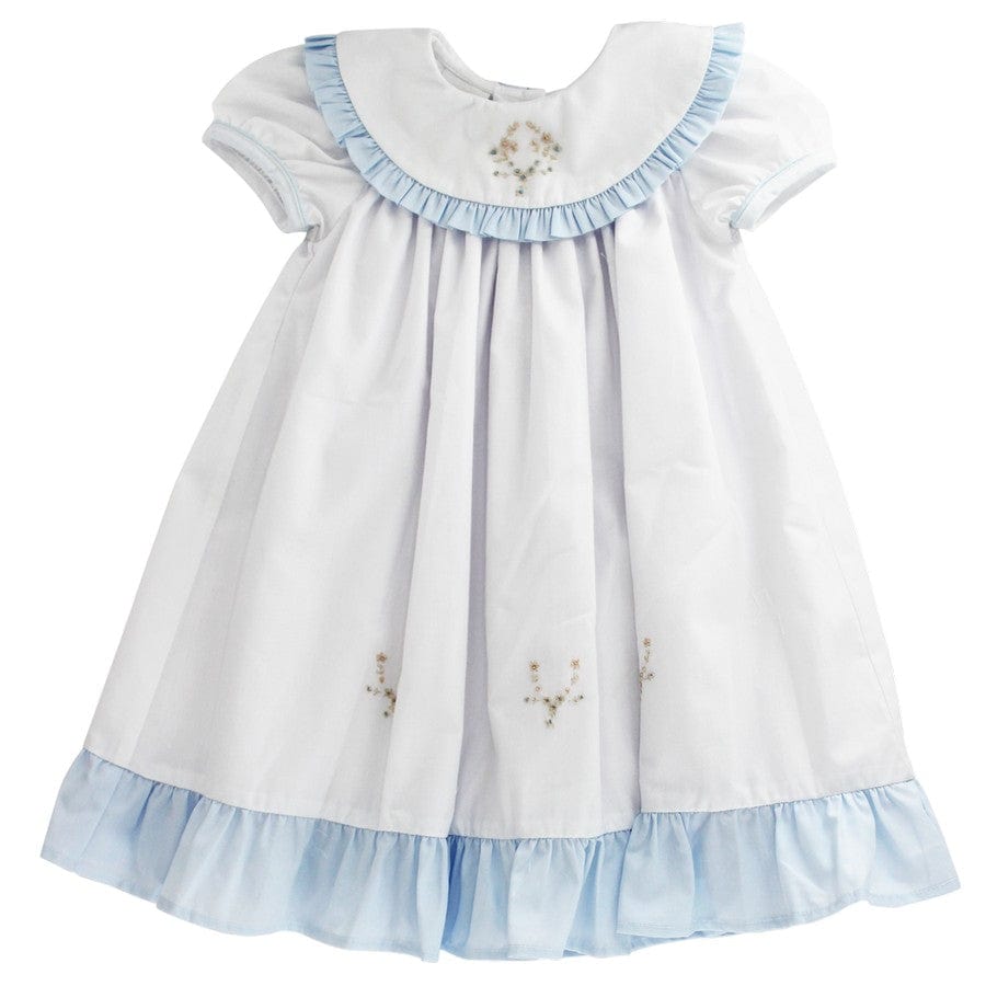 Bailey Boys Blue Heirloom Float Dress White/Blue / 18M