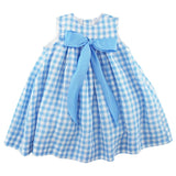 Bailey Boys Bailey Boys Sky Linen Gingham Dress Float - Little Miss Muffin Children & Home