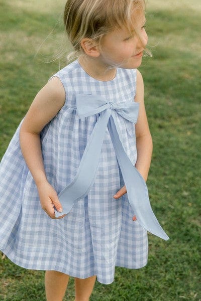 Bailey Boys Sky Linen Gingham Dress Float