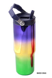 42POPS 42POPS Mardi Gras Stainless Steel Tumbler, 30 OZ - Little Miss Muffin Children & Home