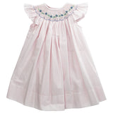 Bailey Boys Bailey Boys Pale Pink with Peri Flowers Bishop Dress - Little Miss Muffin Children & Home