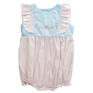 Bailey Boys Bailey Boys Colorblock Bow on Vine Girls Short Bubble - Little Miss Muffin Children & Home