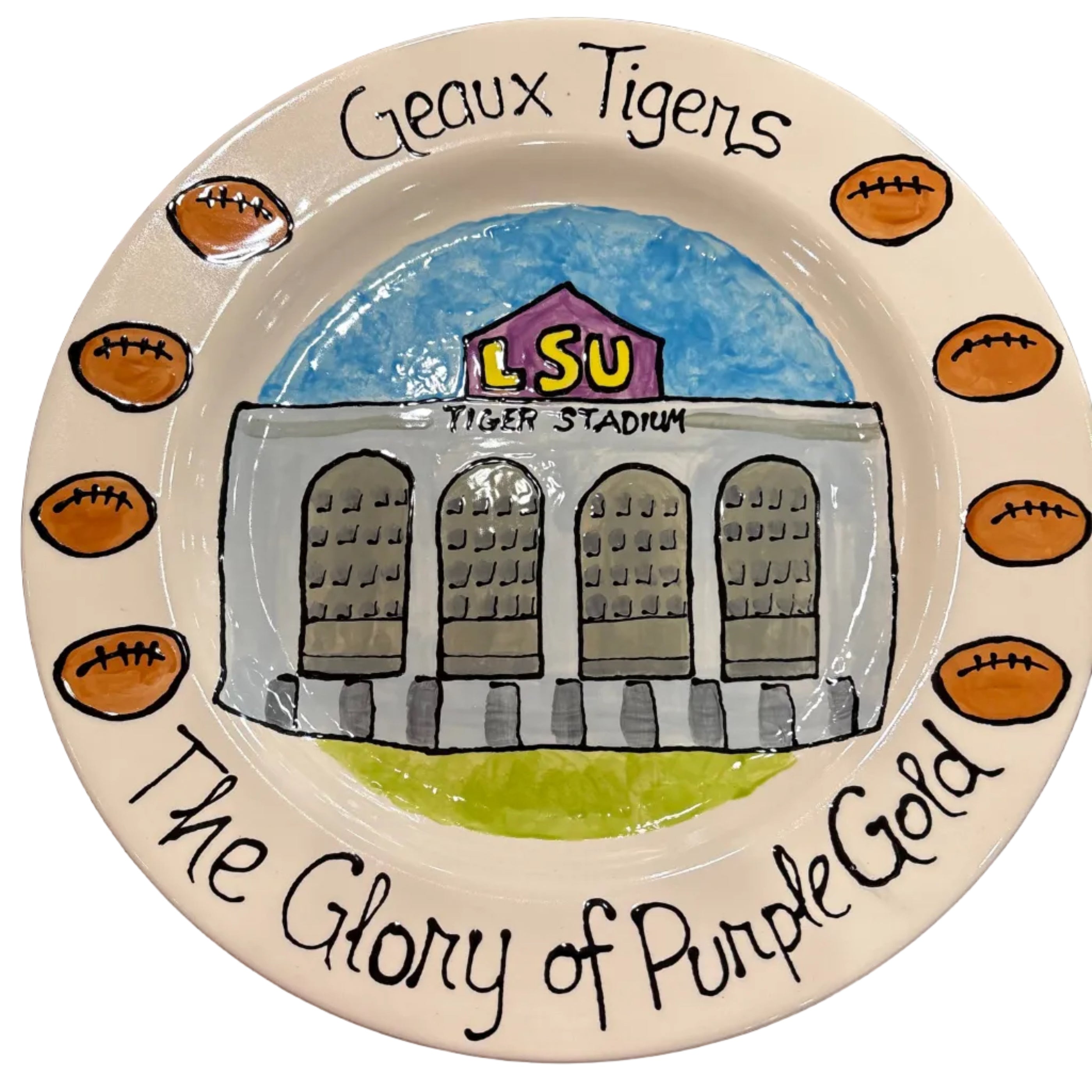LSU Plate