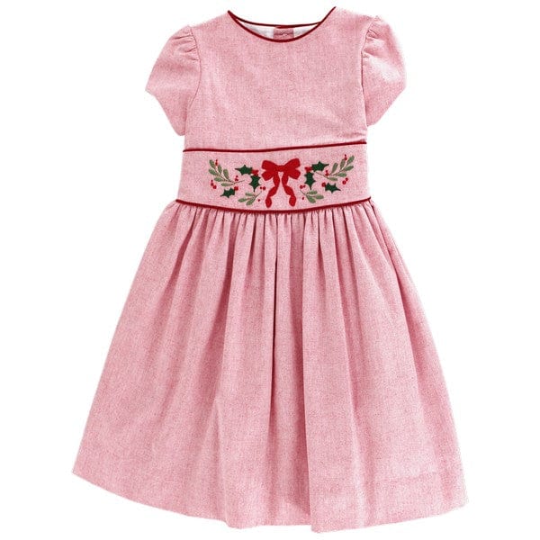Bailey Boys Bailey Boys Holly with Red Cord Dress - Little Miss Muffin Children & Home