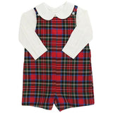 Bailey Boy Wales Tartan Short John John with Tab