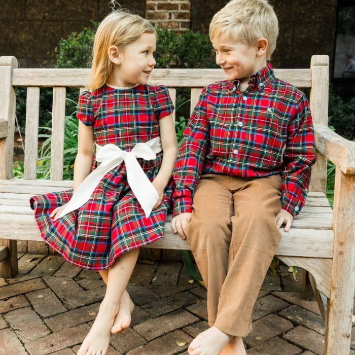Bailey Boys Bailey Boys Wales Tartan Dress - Little Miss Muffin Children & Home