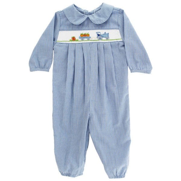 Bailey Boys Bailey Boys Tractor with Pumpkins Dressy Bubble Long - Little Miss Muffin Children & Home