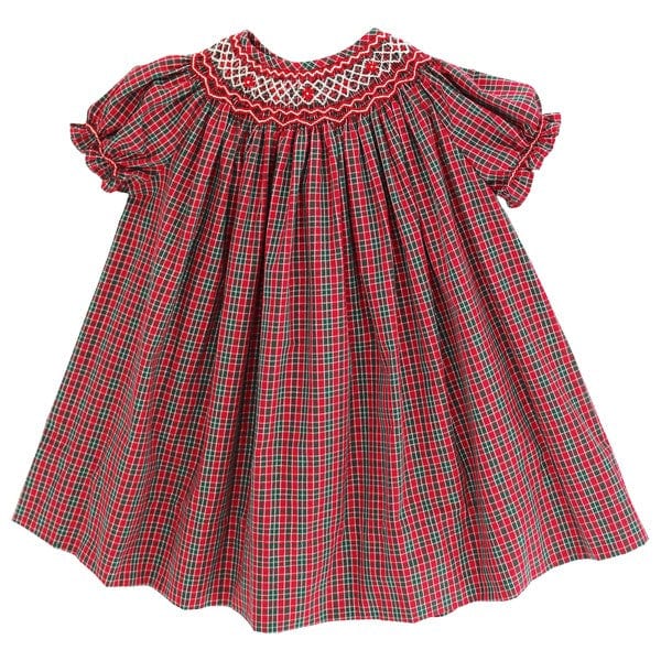 Bailey Boys Bailey Boys Geometric Smocked Plaid Bishop - Little Miss Muffin Children & Home