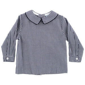 Bailey Boys Bailey Boys Navy Check Boys Piped Shirt - Little Miss Muffin Children & Home