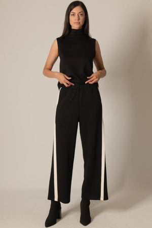 Before You Collection Contrast Stripe Modal Pants