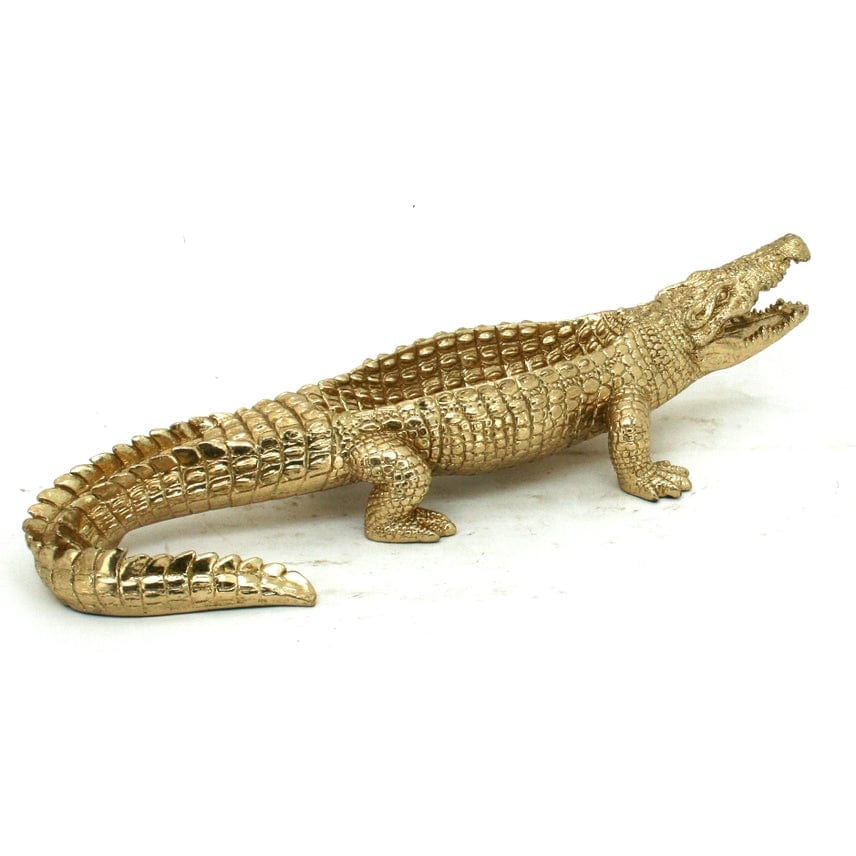 Contrast Inc Contrast Inc Gold Crocodile Bowl - Little Miss Muffin Children & Home