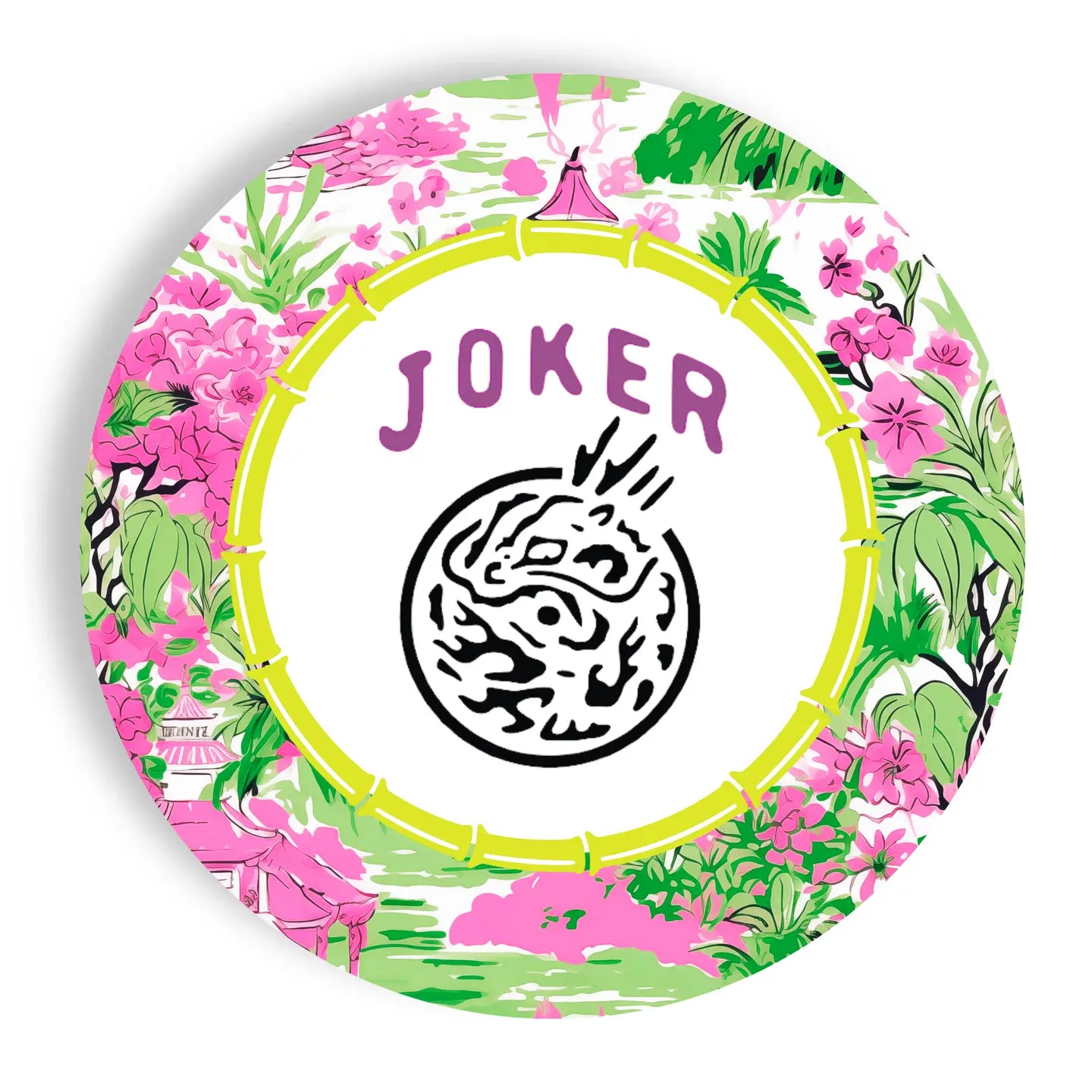 Mahjong Joker 24ct 7" Dessert Paper Plates