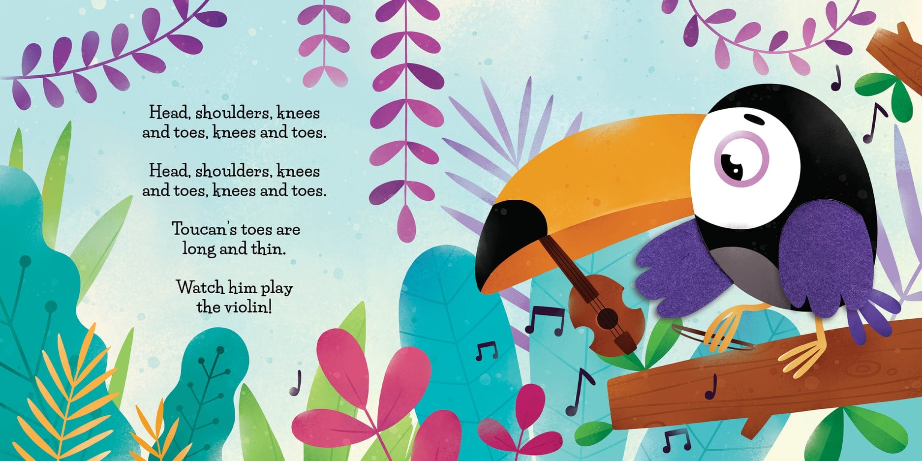 Little Hippo Books Head, Shoulders, Knees and Toes -Children's Sensory Board Book - Little Miss Muffin Children & Home