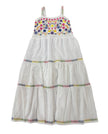 Embroidery Tiered Dress