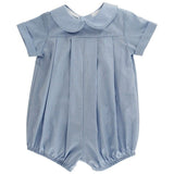 Bailey Boys Blue Microcheck Dressy Bubble Short