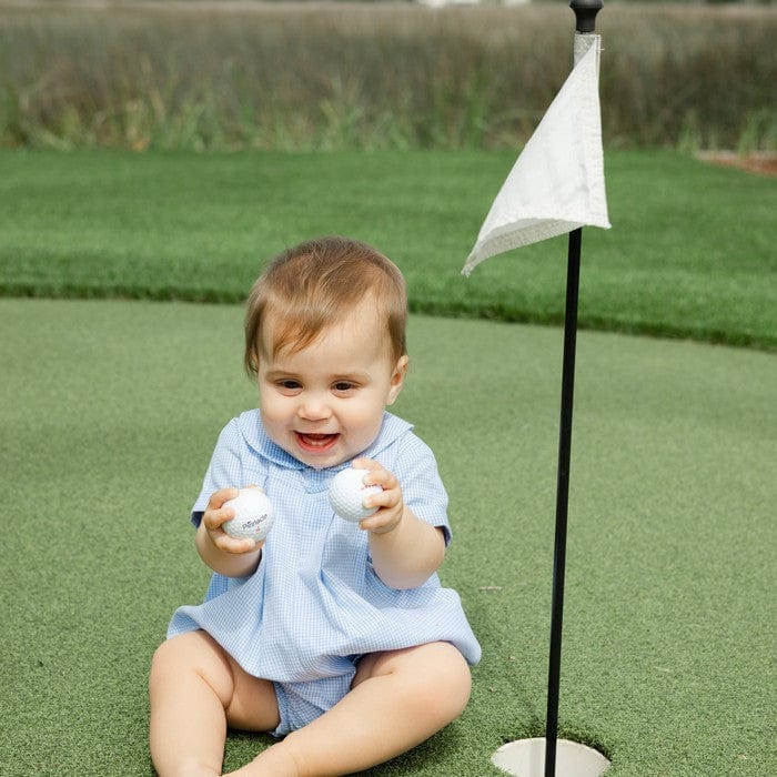 Bailey Boys Bailey Boys Blue Microcheck Dressy Bubble Short - Little Miss Muffin Children & Home