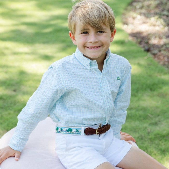 Bailey Boys Bailey Boys Roscoe Button Down Shirt, Laurel - Little Miss Muffin Children & Home