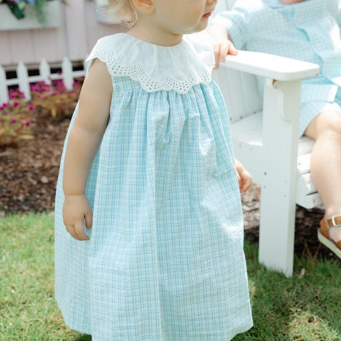 Bailey Boys Girls Laurel Wreath Embroidered Collar Float Dress main image 1