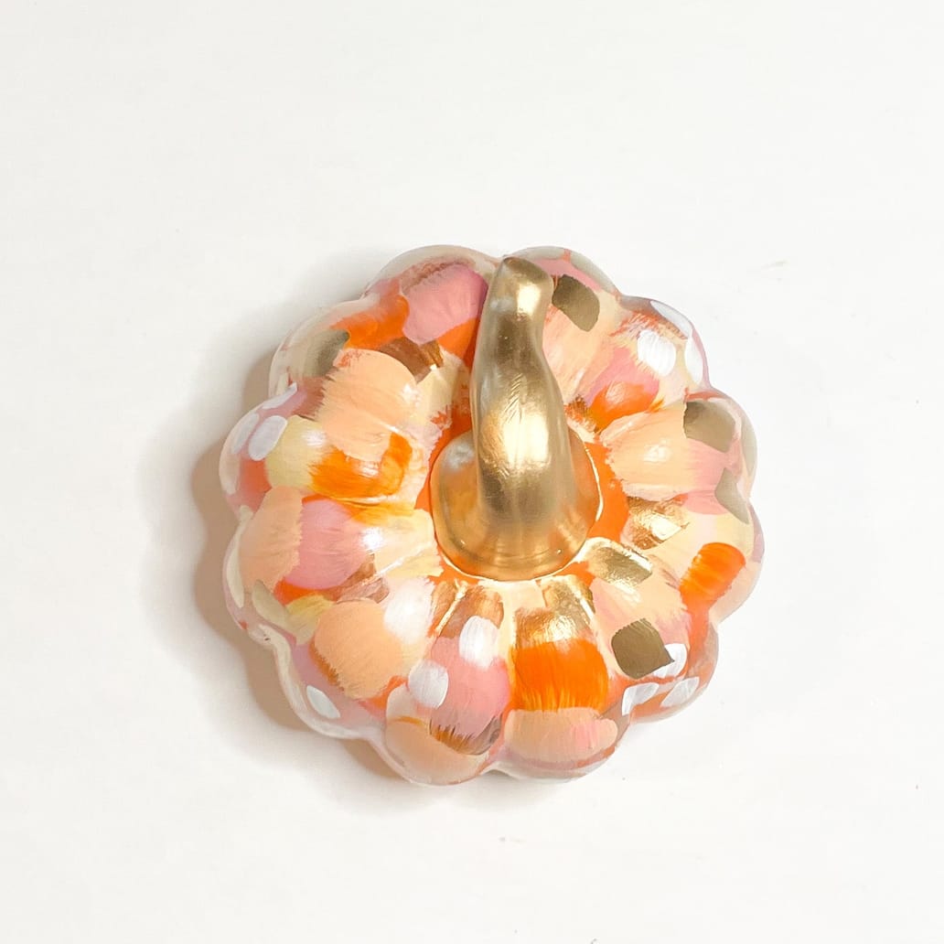 Orange Abstract Pumpkin