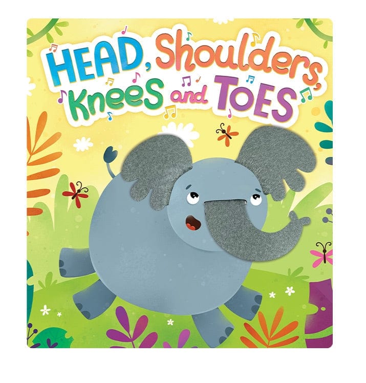 Little Hippo Books Head, Shoulders, Knees and Toes -Children's Sensory Board Book - Little Miss Muffin Children & Home