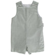 Bailey Boys Celery Check Short John John with Tab - Little Miss Muffin Children & Home