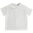 Bailey Boys Boy's Piped Shirt in Bone - Little Miss Muffin Children & Home