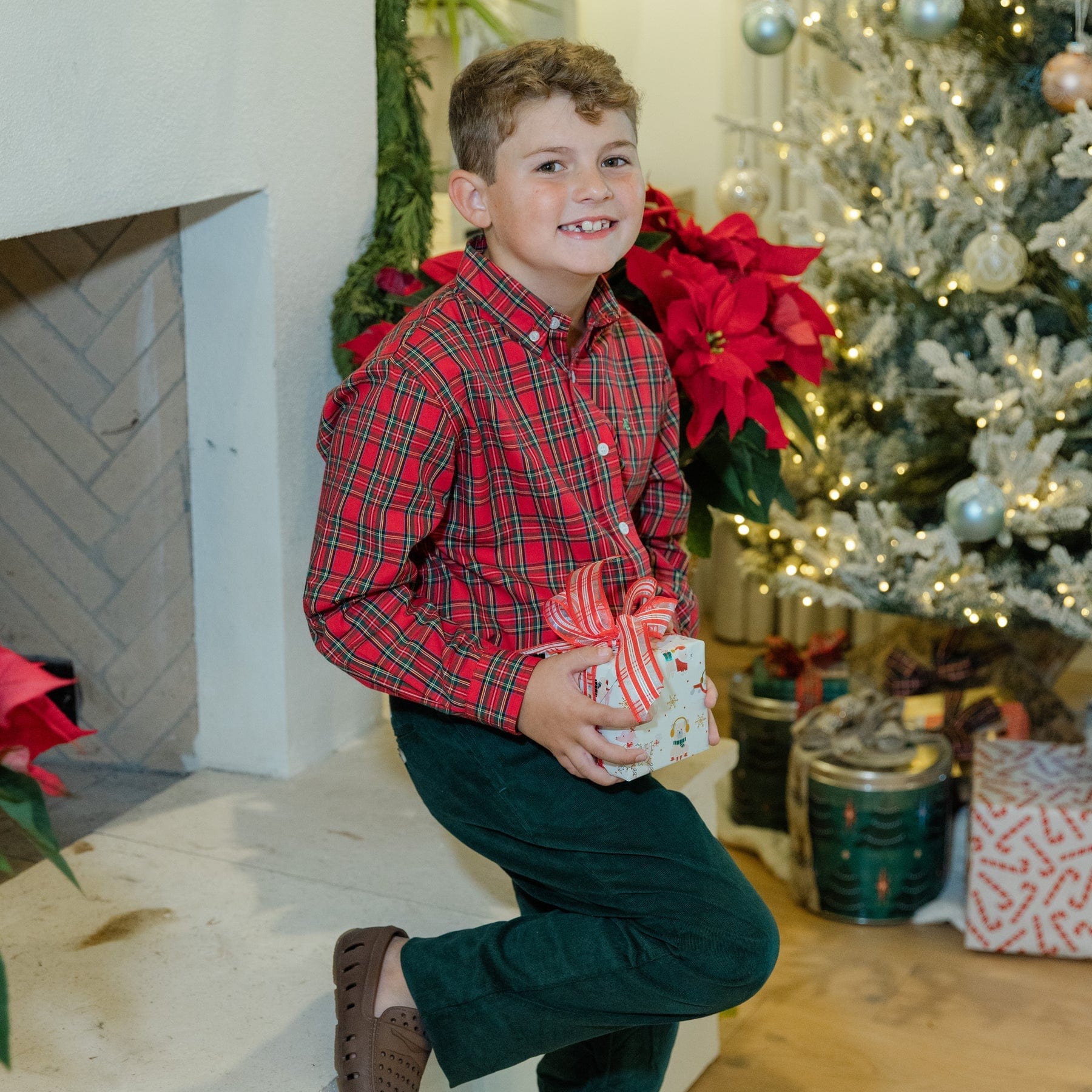 Bailey Boys Champ Corduroy Pants in Forest - Little Miss Muffin Children & Home