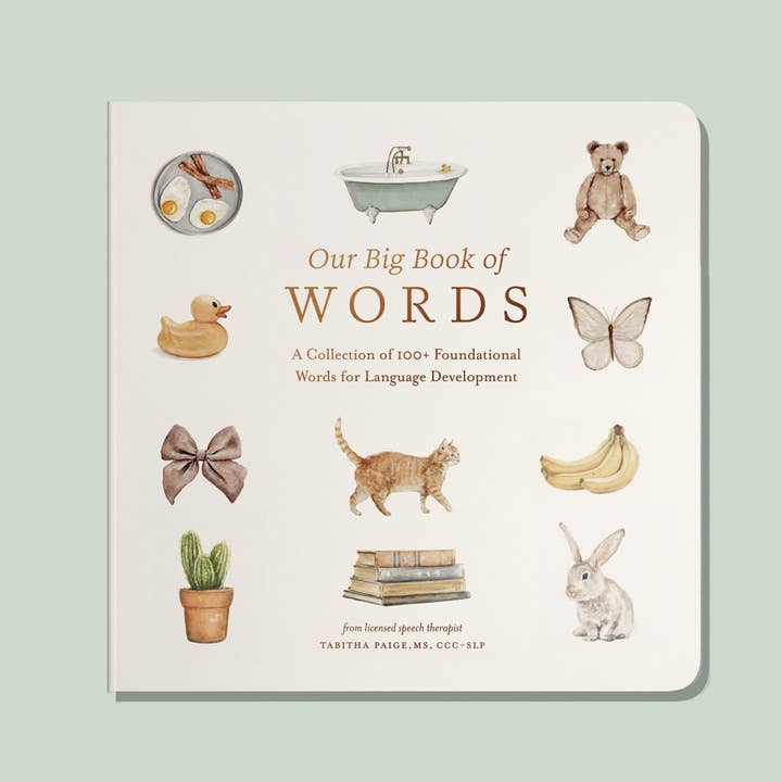 Paige Tate & Co Our Big Book of First Words (Baby Board Book) - Little Miss Muffin Children & Home