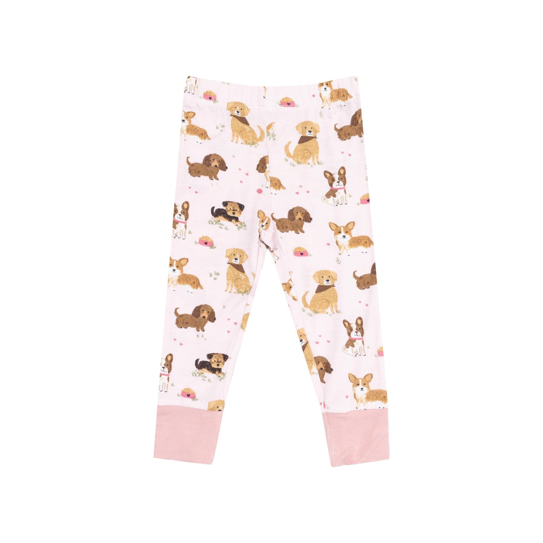 Angel Dear Angel Dear Best Friend Dogs Pink Short Sleeve Loungewear Set - Little Miss Muffin Children & Home
