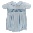 Bailey Boys Birthday Bash Embroidered Short Dressy Bubble in Light Blue - Little Miss Muffin Children & Home