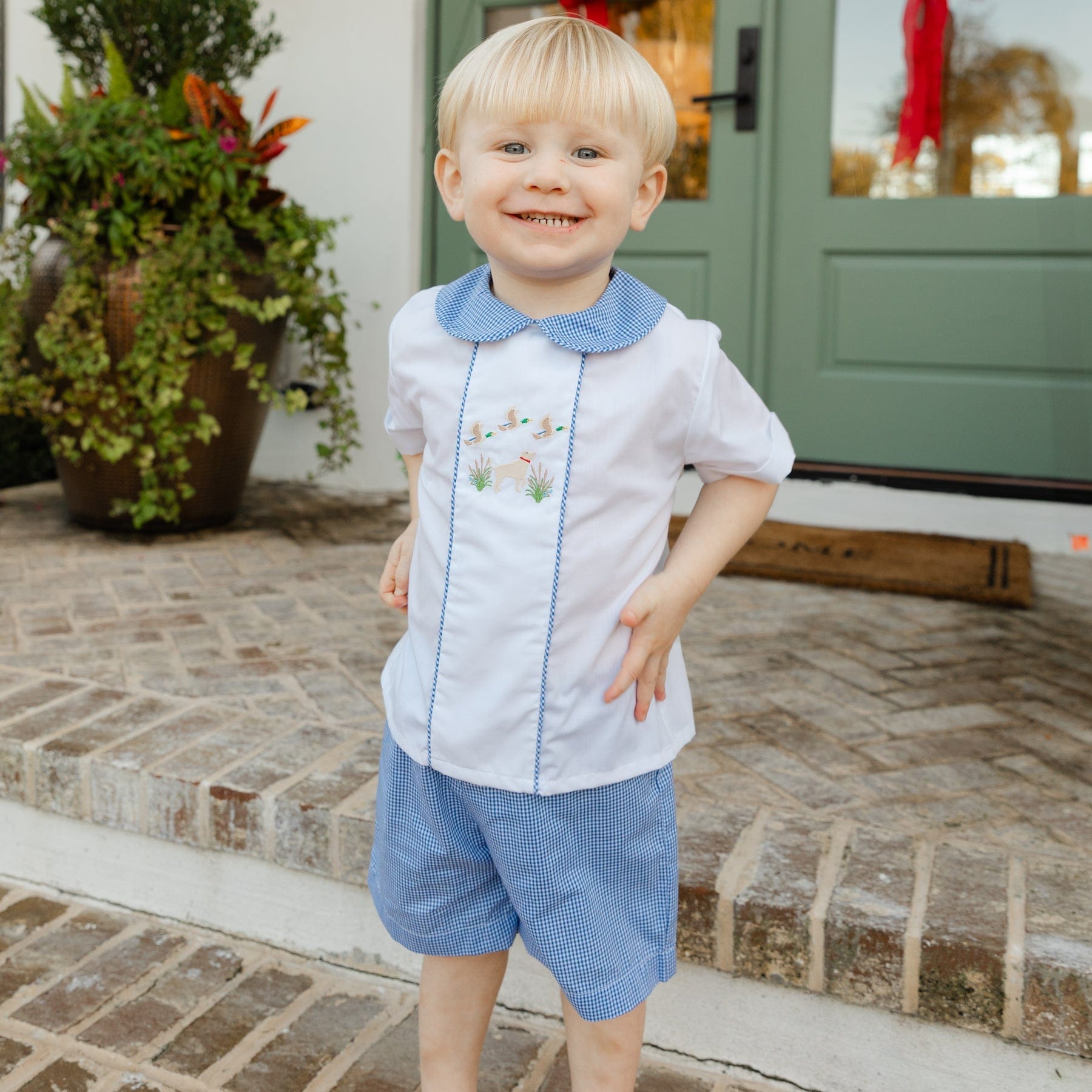 Bailey Boys Duck Hunting Dressy Short Set - Little Miss Muffin Children & Home