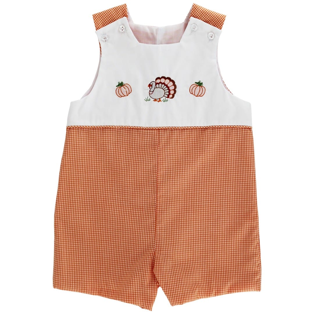 Bailey Boys Turkey Trot Short John John - Little Miss Muffin Children & Home