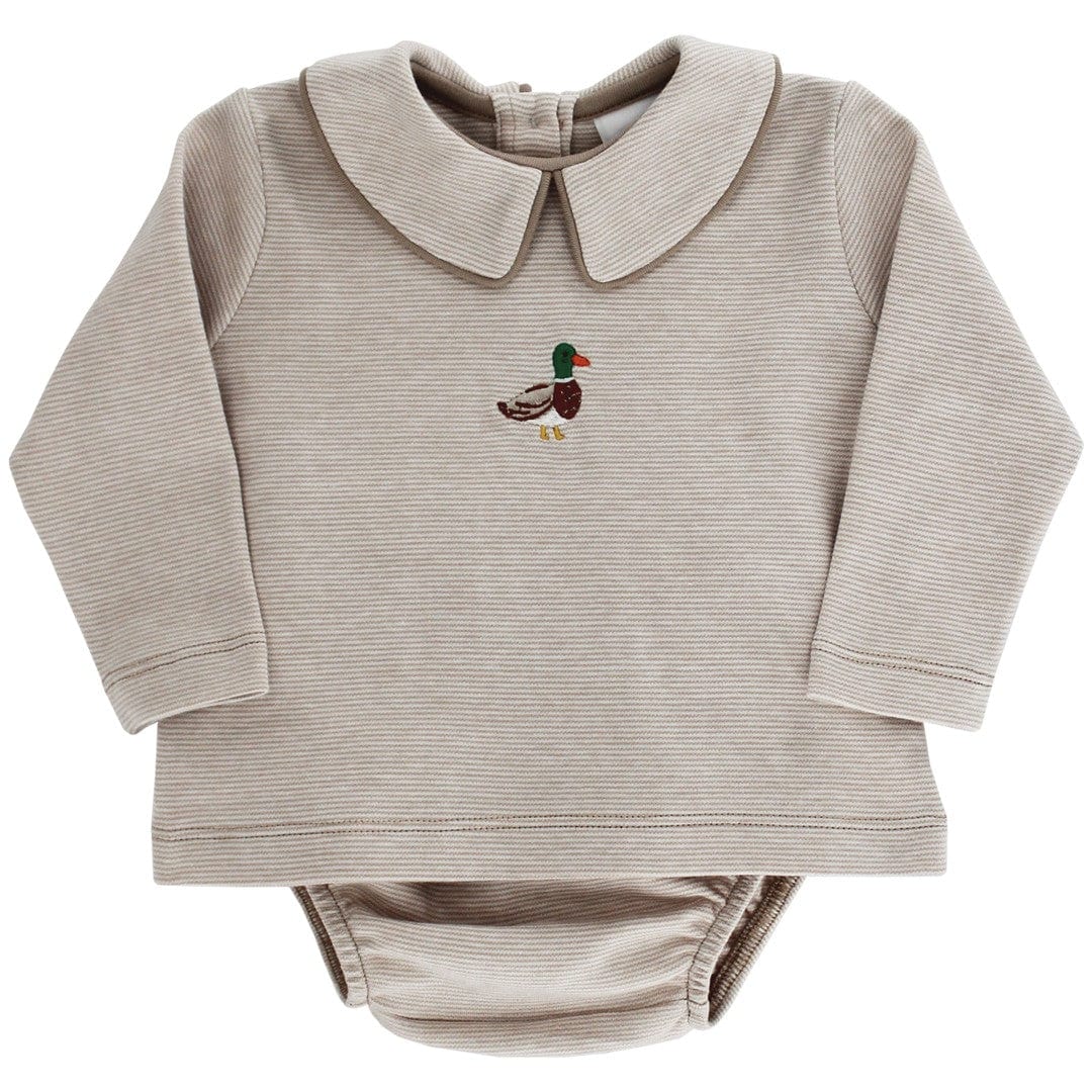 Bailey Boys Mallard Collared Diaper Cover Set - Little Miss Muffin Children & Home