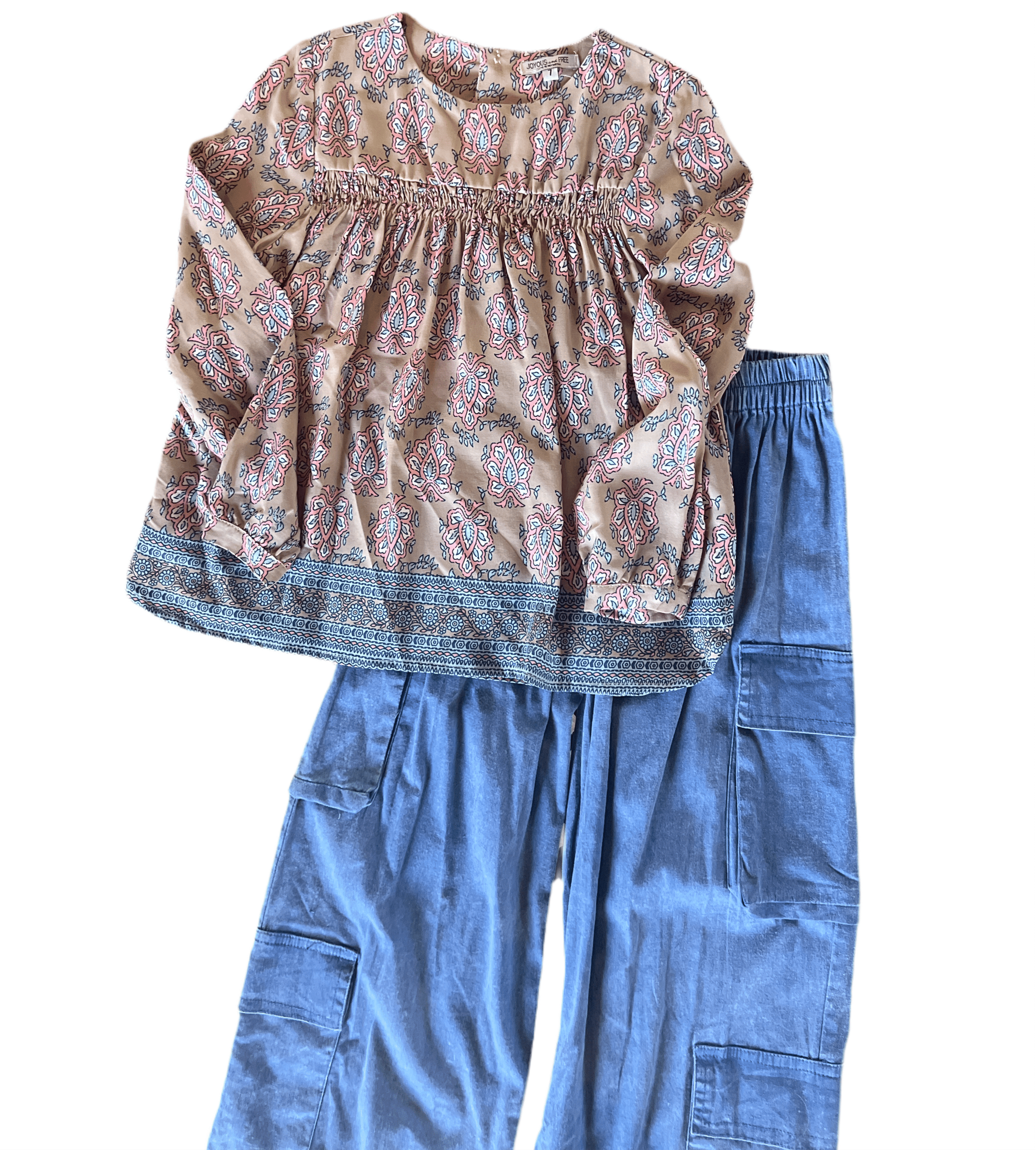 Joyous and Free Joyous and Free Pocket Cargo Pants - Little Miss Muffin Children & Home