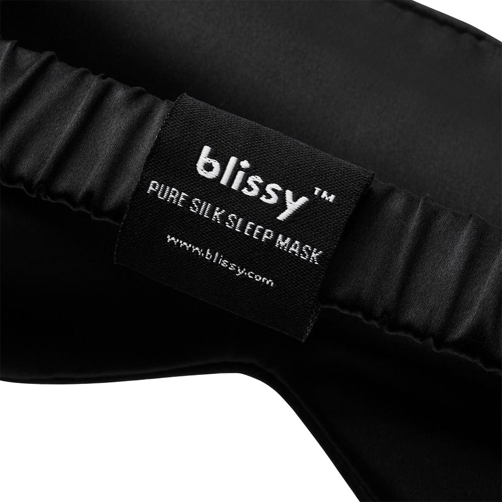Blissy Blissy Silk Sleep Mask, Black - Little Miss Muffin Children & Home