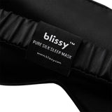 Blissy Silk Sleep Mask, Black