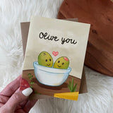 Big Moods "Olive You" Card