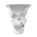 Abigail's Catalina Flower Vase, Matte White