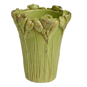 Abigail's Home Decor Abigail's Les Fleur Green Flower Vase - Little Miss Muffin Children & Home